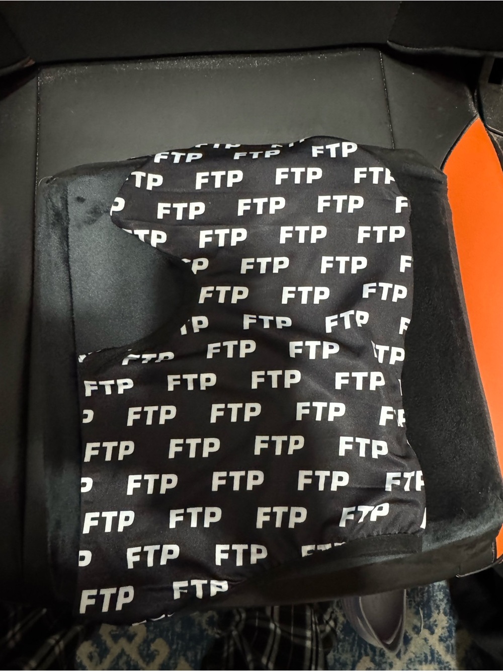 FTP Black and White Logo Ski Mask - Picture 2 of 4